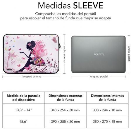 Subblim Trendy Sleeve Neo Hada 13,3-14 pulgadas